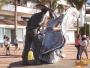 Ubicada en la extensi&oacute;n del Malec&oacute;n, Escultura Bailarines de Xiutla