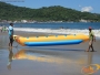 Disfrute de un paseo acuático montando una banana inflable, Rincón de Guayabitos