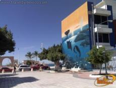 Mural de Wyland La vida marina de CortÃ©s.