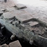 Descubren una plataforma circular de la antigua Tenochtitlán