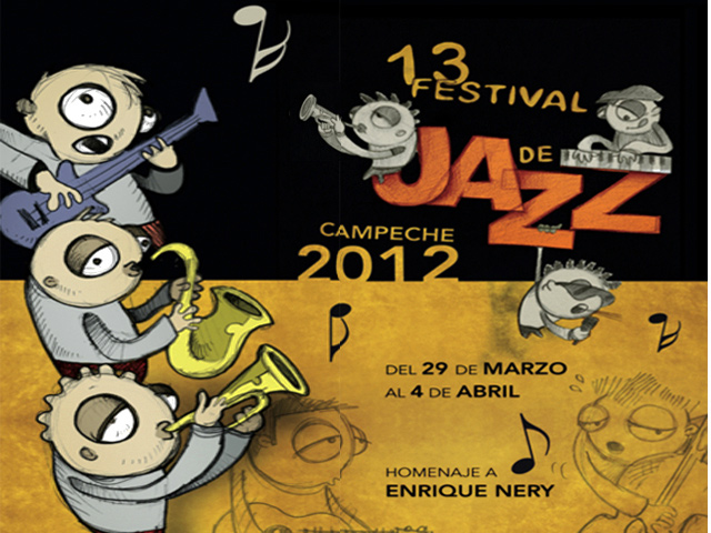 Programa de conciertos del Festival Internacional de Jazz de Campeche 2012