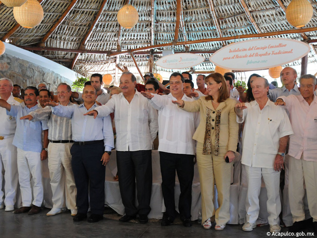 Gobierno y empresarios firman acuerdo para el Rescate del Acapulco Tradicional