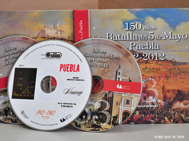 Fonoteca del INAH edita triple disco para celebrar 150 años de la Batalla de Puebla