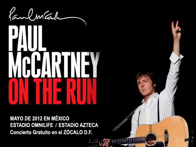 Concierto gratuito de Paul McCartney en el Zócalo capitalino 