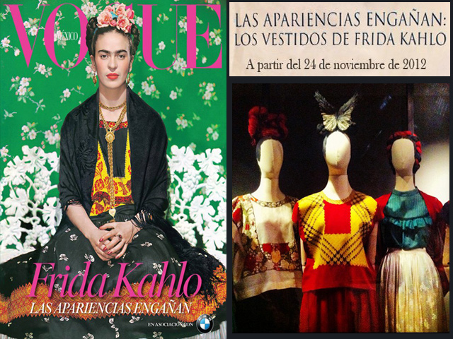 Exhiben los vestidos de Frida Kahlo