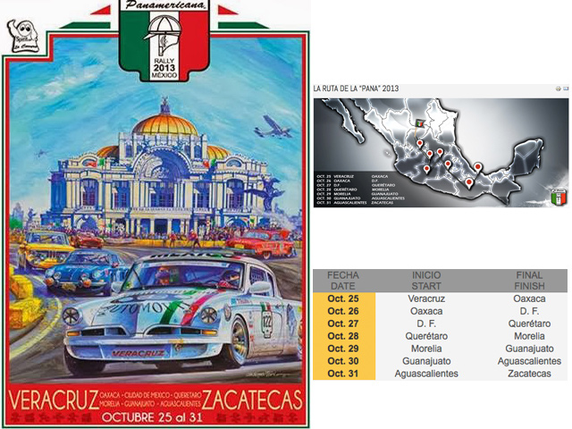 XXVI Carrera Panamericana 2013 Veracruz-Zacatecas