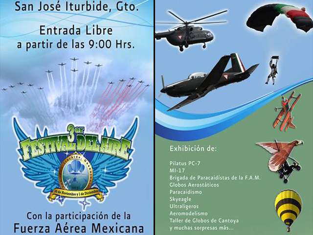 3er Festival del Aire 2013 en San José Iturbide