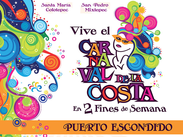 Programa de eventos del Carnaval de la Costa Puerto Escondido 2014