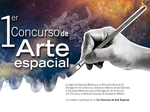 1er Concurso de Arte Espacial organizado por la Agencia Espacial Mexicana 