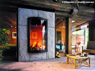Extraordinarias ideas de chimeneas para interior y exterior - Homify.com.mx