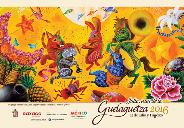 Programa de eventos de la Guelaguetza 2016, fiesta por excelencia de Estado de Oaxaca