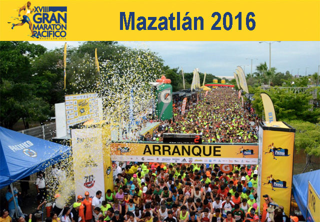 Participarán más de 10 mil competidores en el Gran Maratón Pacífico Mazatlán 2016