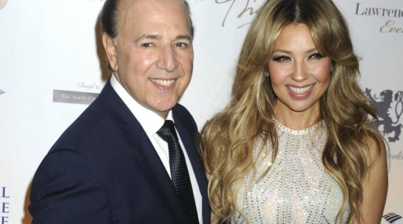 Thalía recibió una gran sopresa de su esposo Tommy Mottola.