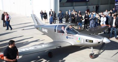 Halcón 1, el primer avión construído 100% en Guanajuato.