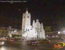 The cathedral illuminated