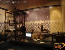 Muestra de un telar tÃpico para tejer sarapes.