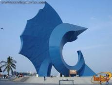 Escultura monumental que mide 25 metros de altura