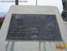 Placa informativa de la Escultura