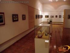 Sala de exposición permanente en Casa de la Cultura Comala.