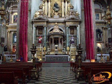 Neoclassical style altar