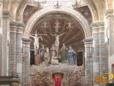 Construido en el siglo XVII tratando de semejar el Santo Sepulcro de Jerusalem.