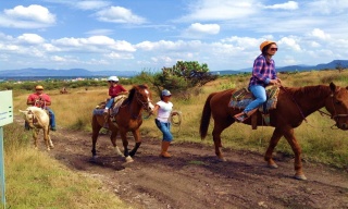 2 horas de cabalgata 