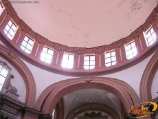 Bóvedas de la única cúpula de la capilla