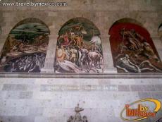 Mural del pintor Gabriel Flores realizado entre 1962 y 1964