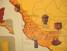 Mapa y Chronología de las Culturas Prehispánicas de Occidente