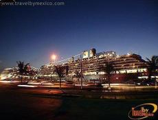 The port seen at night