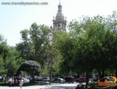 Dome Cathedral seen from Plaza Zaragoza.