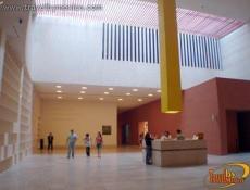Interior, combination of natural and artificial light.