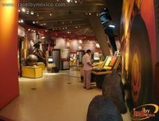 Room with information relevant to the history of steel in Monterrey.