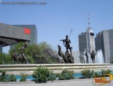 Neptune with his horse and faithful companion