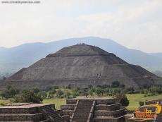 Pyramid of the Sun from the top of Pyramid of the Moon