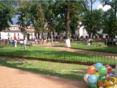 Plaza ubicada en el centro de la ciudad de Patzcuaro

