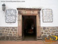 Detalle fachada de la Casa de los Once Patios
