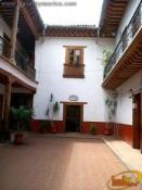 Uno de los patios del Palacio Municipal de Patzcuaro
