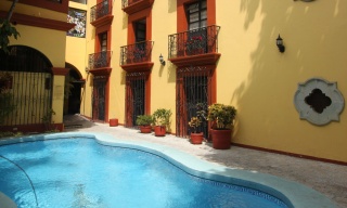 Oaxaca Real, Alberca y terraza