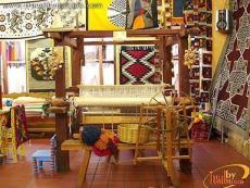 Telar de pedal de artesanos OaxaqueÃ±os