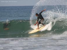 Surfing in Zicatela, Puerto Escondido