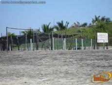 Entrada a la laguna desde la playa
