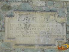 Placa Conmemorativa Plaza de la Danza Oaxaca