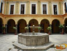 Arquitectura antigua, edificios en Puebla.
