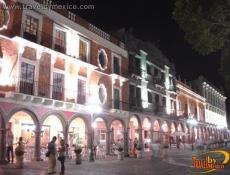 Restaurantes en los Portales de Puebla.