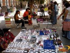 You’ll find vendors of curiosities such as jewelry, yarn, used books