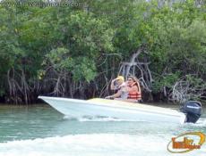 Paseo en Lancha por los Manglares, Laguna Nichupté