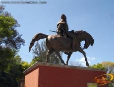 Nació en Galeana, Nuevo León, el 16 de enero de 1827