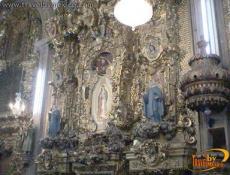Retablo sobre la virgen