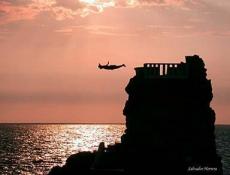Los clavadistas de la Glorieta SÃ¡nchez Taboada, Mazatlán